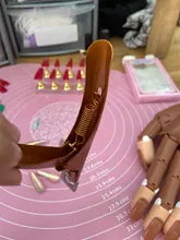 Cortaúñas de decoración de uñas profesional, cortador de bordes de puntas postizas de tipo U, manicura colorida, herramientas de arte de uñas de acero inoxidable