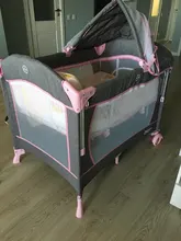 Coolbaby-cuna de bebé de alta calidad, plegable, fácil de llevar y valla, 960F, Envío Gratis en Rusia