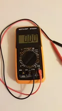 Multímetro Digital profesional DT9205A, medidor Manual de rango de voltaje, valores eficaces verdaderos, probador de transistores, herramienta de electricista