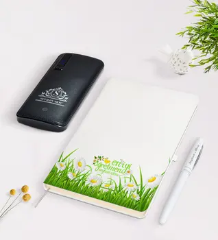 

Personalized Daisy Themed Best Teacher White Notebook Pen 12.000 Mah Powerbank Gift Seti-3