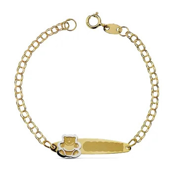 

Slave 18k gold Hungarian bear 13.5cm. [AA7294]