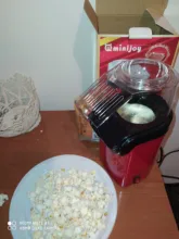 Popcorn-Maker Mini Household 1200W for Home Kitchen Healthy Hot-Air Oil-Free
