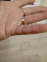 Joyería de estilo Retro dorado para mujer, anillo pintado a mano con aceite, joyería