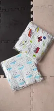 Toalla infantil de muselina para bebé, pañuelos de dos capas, toalla de 6 capas, de algodón, tejido denso, de 5 a 10 Uds.