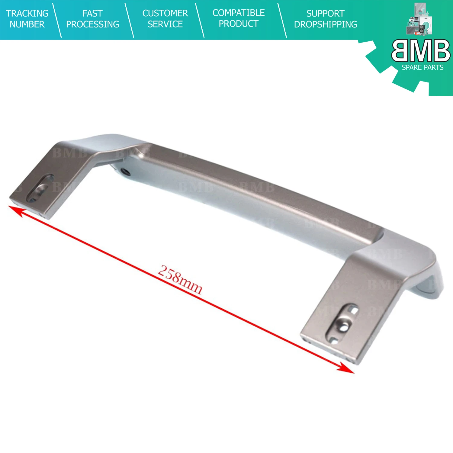 Fridge Refrigerator Door Handle For Beko Compatible with B73B84B93