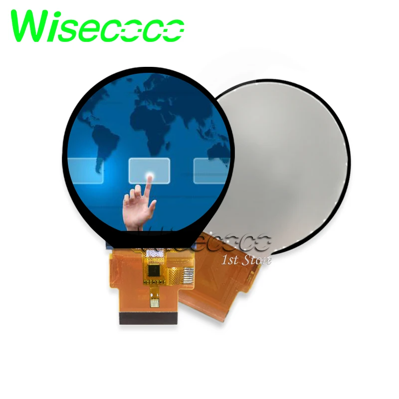 Wisecoco-round Circle Ips Lcd Painel de Toque Capacitivo Display Circular Robô Doméstico Inteligente Rgb 40pin St7701s 480x480 - Imagem 6