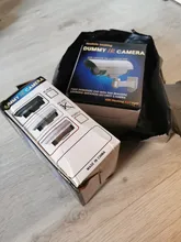 Cámara falsa simulada cámara de vigilancia CCTV DE SEGURIDAD impermeable con luz Led cámara de simulación Interior Exterior