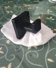 Robe Hook Paper-Holder Towel Rail-Bar-Rack Bar-Shelf Bathroom-Hardware-Set Tissue Black