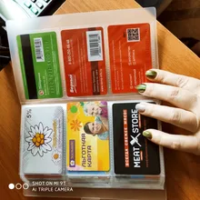 1pc 120 ranuras portadores de identificación PP mate tarjeta libro tarjetas de gran capacidad Clip billete colección de las existencias