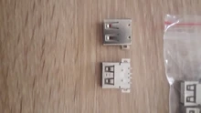 Puerto estándar USB tipo A, conector hembra de soldadura, PCB, USB-A, SMT, 4 pines, 10 Uds.