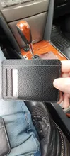 Rfid Cartera de hombre clásica Mini tarjetas de cuero de PU funda, soporte mujeres Banco tarjeta de identificación de crédito fundas de pasaporte Bolso pequeño bolso