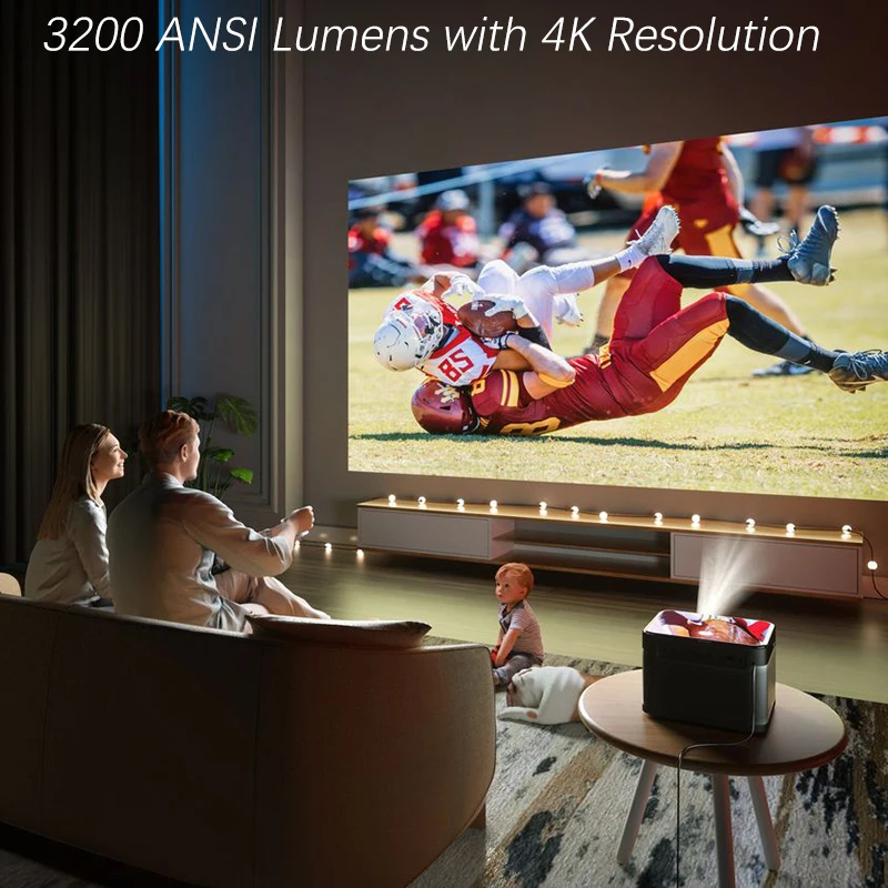 Dangbei Mars Pro 4K Projector,True 4K Resolution(3840 x 2160P) Projector  with Android 4GB+128G, 2 * 10W HiFi Speakers, Auto Keystone Auto Focus  HDR10 Home Theater : : Electronics & Photo