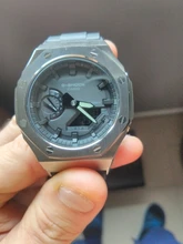 Hontao CasiOak 2th Generation Metal Bezel GA2100 Watch Strap Adapter Fluorine Rubber