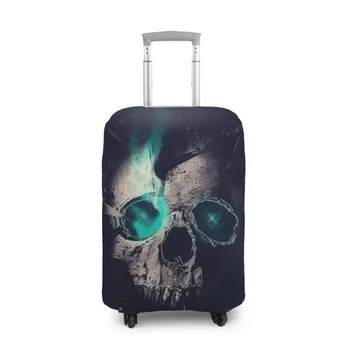 

Suitcase Case 3D skull eyes