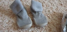 Zapatos cálidos de invierno para niños, calcetines, calcetín grueso cepillado, botines para bebés, suelas blandas