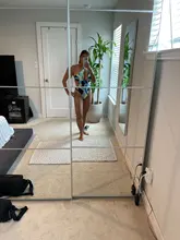 Bañador estampado de una pieza para mujer, traje de baño calado Sexy, mono de un hombro, Monokini con espalda descubierta, brasileño, novedad de 2021