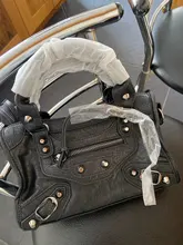 Bolso europeo de cuero PU para motocicleta para mujer, bandoleras cruzadas con remaches y borlas