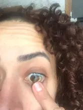 Lentillas de colores para ojos, 1 par de lentillas de Color marrón, verde y gris, sin prescripción