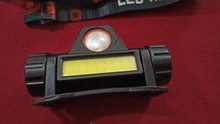LED Headlamp Magnet-Headlight Battery-Suit Work-Light Fishing Waterproof Camping COB