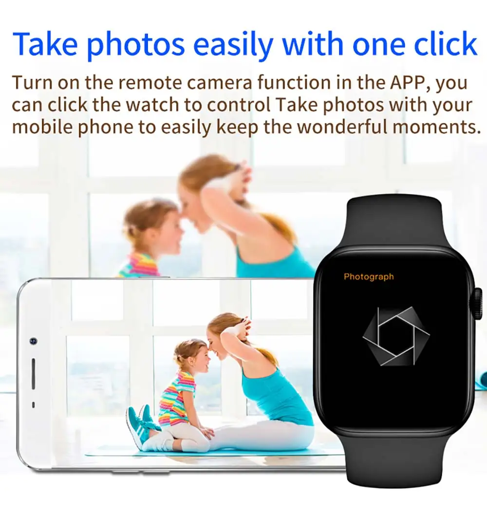 IWO Smart Watch Men Series 7 Wireless Charge Smartwatch Women Heart Rate Watches Bluetooth Call Fitness Tracker For Android IOS
