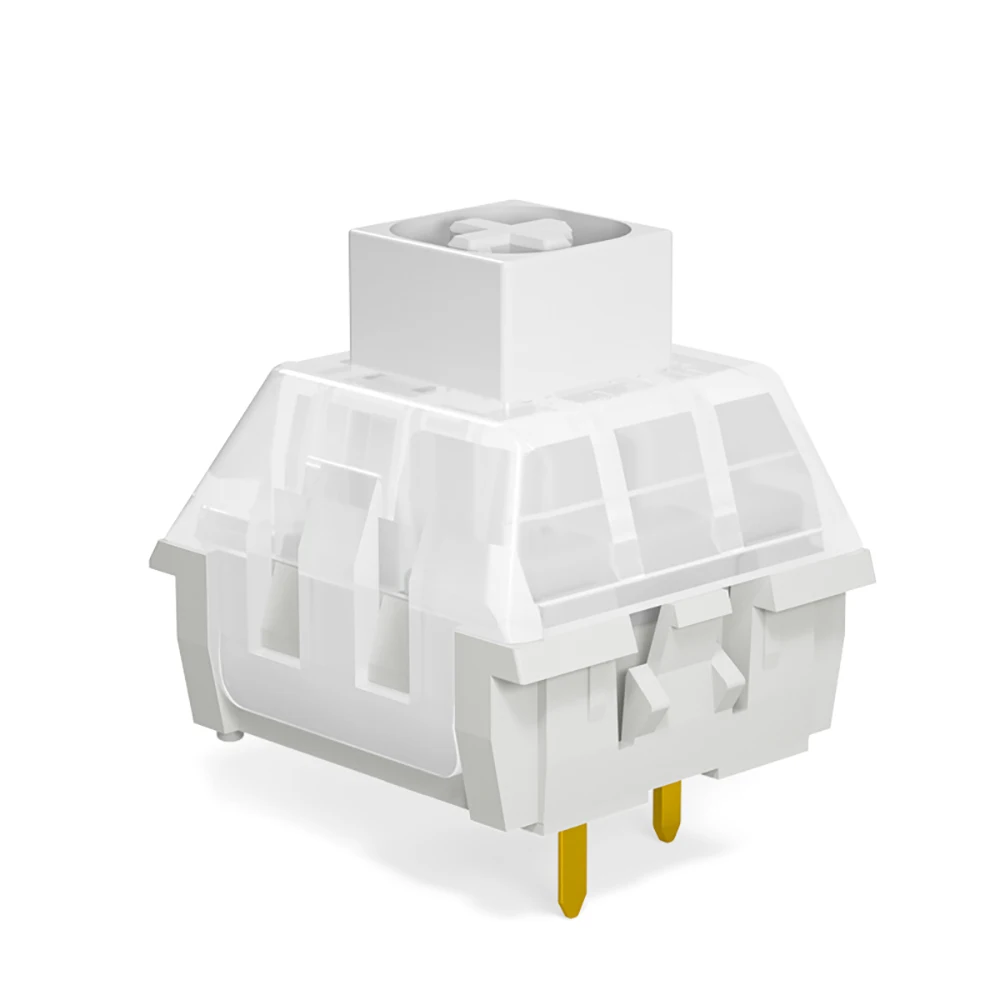 royal branco interruptor diy teclado mecânico vermelho