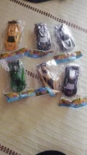 6 unids/set Mini coche de juguete modelo de fundición Tire hacia atrás coche de carreras de simulación autobús camión vehículo lindo juguetes de plástico para niños regalos