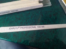 10 Uds. De limas de madera para uñas, 100/180 180/240 grises, bloque de amortiguación, limas profesionales para manicura y pedicura, herramientas de pulido