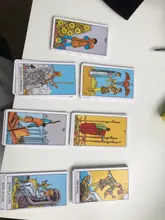 Cartas de tarot rider para adivinación, uso personal, cubierta de tarot, versión completa en inglés, gran oferta