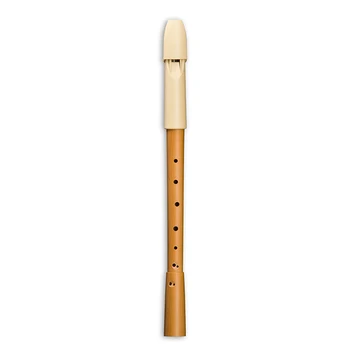 

1293 prima блокфлейта alt beige plastic/Wood, German system