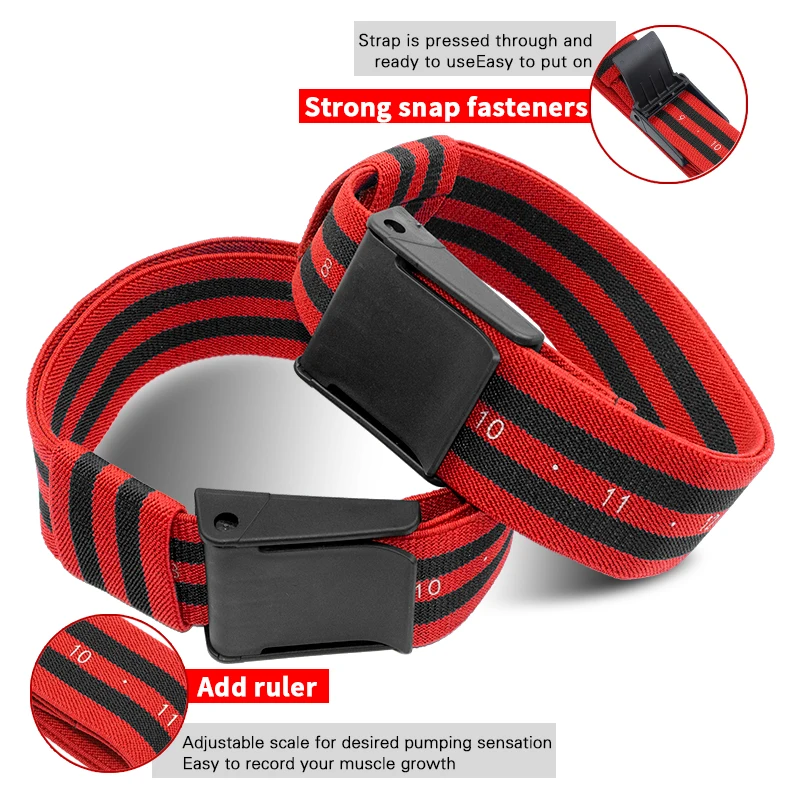 BFR Rigid Blood Flow Restriction Band For Arms Legs Glutes BFR Training Workout Occlusion Bands For Men And Women 2