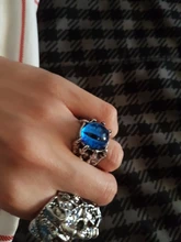 Anillo con diseño de ojo malvado para hombre y mujer, joyería masculina en 4 colores, estilo Punk, con personalidad, accesorios para Club nocturno