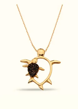 

Turtle Gold Necklace 02-378-K1177B