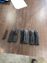 Black 1 Meter/Lot Contraction Ratio 2:1 1 to 10mm Diameter Heat Shrink Heatshrink Tubing