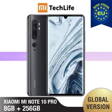Global Version font b Xiaomi b font Mi Note 10 Pro 256GB ROM 8GB RAM Brand