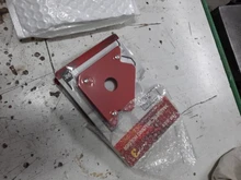 Soporte de esquina de soldadura magnética, posicionador para ángulos de soldadura, soporte magnético de soldadura, 25 libras, Uds.