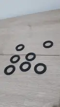 Rubber-Ring Washer Shower-Nozzle-Hose-Pipe PTFE Flat-Gasket Bellows-Tube Black Silicon
