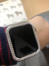 Funda protectora de parachoques de diamante para Apple, funda para reloj de la serie 6 SE 54321 38MM 42MM para Iwatch 40mm 44mm, accesorios de pulsera de reloj