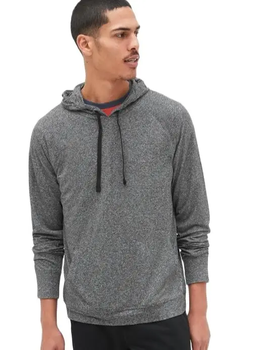 Men's Hooded Sweatshirt Gray (slim Fit 