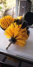 Cepillo de nailon eléctrico redondo para limpieza, brochas de taladro con estropajo de plástico para alfombras, neumáticos de coche, set de 3 unidades