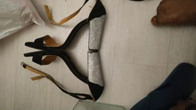 Las nuevas mujeres Sandalias de tacón vendaje de tobillo Correa bombas tacones altos tacones cuadrados vestido zapatos de señora zapatos de talla grande, 34-43, y 21