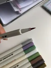 Rotulador metálico STA de 10 colores para manualidades, álbumes de recortes, pincel para hacer tarjetas, rotulador artístico de cabeza redonda, papelería para dibujar, suministros de oficina