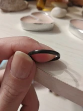 CACANA-anillos de acero inoxidable para parejas, oro rosa, antialergia, lisa, sencilla, Bisutería