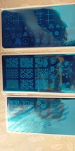 XMQ-placas de estampado para manicura, placa de imagen de encaje, herramientas de impresión de uñas de Año Nuevo, 6x12cm