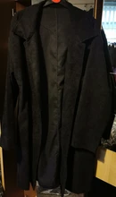 Chaqueta informal de pana para mujer, abrigos Vintage de manga larga con botones de Color liso, talla grande, botón señora