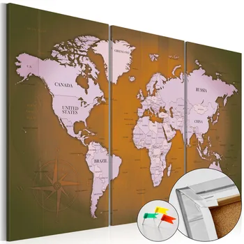 

Pictures of Cork-Mahogany Oceans [Cork Map] - 60x40 cm