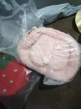 Bolso cruzado de felpa con dibujos animados para niños, carteras y monederos de conejo, a la moda