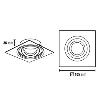 

FOCUS RECESSED ARET LED SQUARE