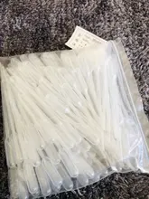 Pipeta de plástico desechable para laboratorio, herramientas de maquillaje de polietileno, gotero pastoral, 100 Uds., 0,2/1/3ML