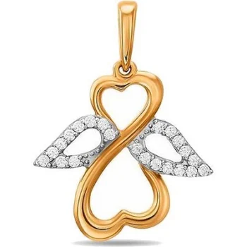 

Lucas gold pendant with 22 cubic zirconia Red Gold
