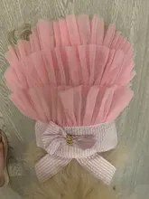 Dress Sling Puppy-Costume Pet-Dog Lace Small Dog Wedding for Party Birthday Bowknot